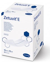 Zetuvit E Aбсорбиращи превръзки, стерилни, 10 x 10 cm, 25 броя, Hartmann -1